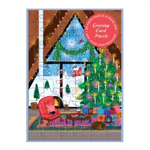 Joy Lafome Cozy Cabin Geeting Cad Puzzle:, Joy Lafome Cozy Cabin Geet.., Galison, Joy Lafome(저), Galison