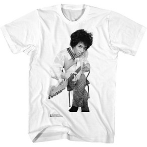 ROCKPANDA Black and White Jimi Hendrix 반팔티