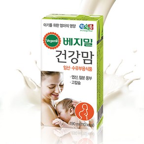 베지밀 건강맘 두유, 190ml, 32개