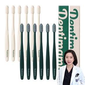 [치과의사가 직접 만든]덴티마마 프레쉬 어스 제로웨이스트 성인 칫솔 12개입, 12개, 1개입