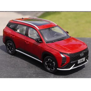 1:18 현대자동차 MUFASA 무파사 SUV 다이캐스트 자동차 모형, 레드, 1개