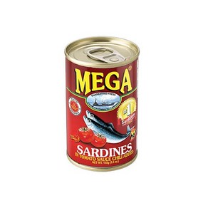 Mega Sardines in Tomato Sauce with Chili 메가 사딘스 토마토 칠리