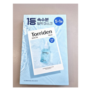 토리든 다이브인 저분자 히알루론산 속수분 밀착 마스크 5+1매 기획, 3개, 6개입