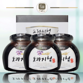 약초인 국내산 도라지청 650g 국산 도라지차 약도라지청 선물용, 3개