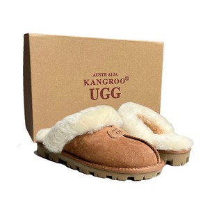 캉루어그 정품KANGROO UGG 여성털슬리퍼(KANGROOUGG), 38(240mm), 0318-5125그레이