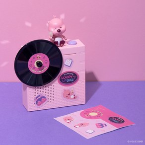 로이체 잔망루피 블루투스 LP 스피커 귀여운 캐릭터 휴대용 스피커