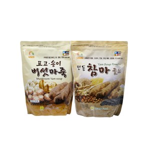 [삼화상사] 안동참마골드(1.3kg) 표고송이버섯마죽(1.5kg) 셋트 - 2봉지, 1.3kg, 2개