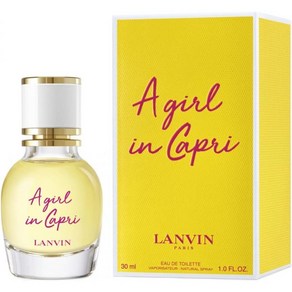 일본직발송 6. LANVIN(ランバン) 람방아 걸 인 카프리 오드 트와레 스프레이 30ML1OZ[병행 수입품] B07RQ7, One Size, One Colo, 1개