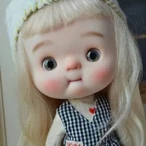 qbaby recast bjd 머리 또는 작은 몸 누드 인형