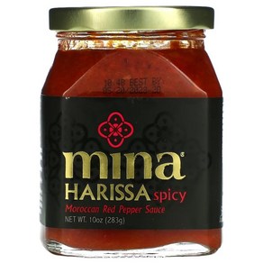 Mina Sauce Haissa Spicy 10 oz 미나 소스 하리사 스파이시 10온스, 1개, 283g