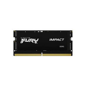 Kingston 퓨리 임팩트 64GB (2x32GB) 5600MTs DDR5 CL40 노트북 메모리 2개입 (KF556S40IBK2-64), 단일 모듈