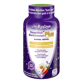 비타퓨전 Vitafusion 슬립웰 플러스 Sleepwell Plus 10mg 100구미, 1개, 100정