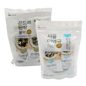 바로먹쿡 곤드레 된장 블럭 90g+사골 미역국 75g, 1개