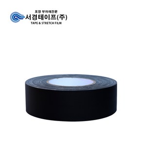 흑면 무광 면테이프 (48mm x 50m -1개입), 1개