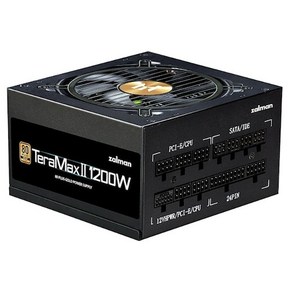 잘만 TeaMax2 1200W 80PLUS Gold 풀모듈러 PCIE5 ATX 3.0 블랙