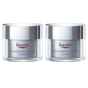 유세린 히알루론 +3x 이펙트 나이트 크림, 2개, 50ml