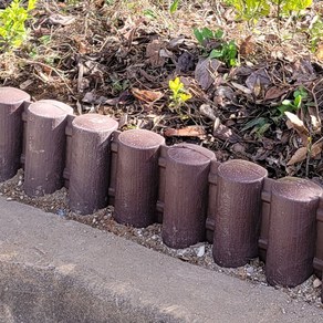 플라스틱 화단 경계목 [화수목] 절대로 썩지않는 반영구적 화단경계목 1100mm*260mm 휀스울타리 텃밭 울타리 경계울타리 미니텃밭 [국내생산], 1개