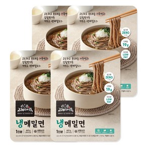 고래사어묵 냉메밀면 냉동443g 세트, 4개, 520g