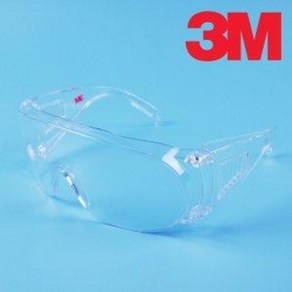 3M 안경위에겸착가능 보안경 안전 작업용 보호안경 1611, 1개