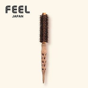 FEEL 전문가용 롤빗 NAP Bush 돈모 열판 브러쉬 원목 브러쉬 260도까지 견디는 드라이빗 2호 (조그립 핀셋 2개 증정), 1개