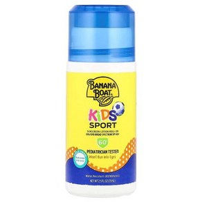 Banana Boat 키즈 스포츠 자외선 차단제 로션 롤온 SPF 60+ 75ML 2.5FL oz)