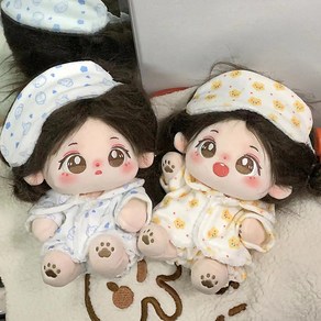 무속성 솜인형 잠옷 시리즈 20cm, 별 3종, 1개