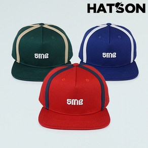 [햇츠온]J0SM223 HatsON 브랜드 남자 여자 코디 로고 캠프캡 스냅백 볼캡 야구 모자 AD