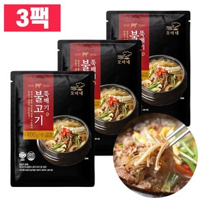 다모아 간편조리 즉석탕 뚝배기불고기 400g x 3팩, 3개