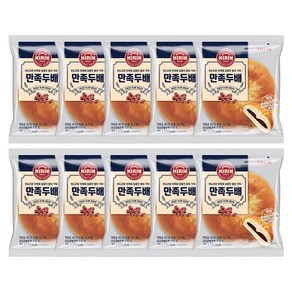 만족두배 팥빵95g X10봉, 10개, 95g