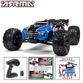 RC카 ARRMA 1/8 KRATON 6S V5 몬스터 트럭 ARA8608V5T2, 블루, 1개