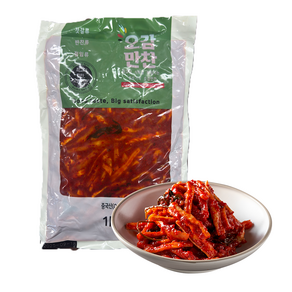 오감만찬 무말랭이 반찬 밑반찬 무말랭이무침, 1kg, 1개