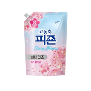 피죤 [봄에디션] 고농축 섬유유연제 체리블라썸 1.3Lx2, 4개, 1.3L