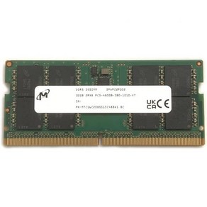 Micon SODIMM 32GB DDR5 4800 PC5 2Rx8 MTC16C2085S1Dell HP Lenovo 기타 시스템용 SC48BA1 노트북 RAM 메모리, 1개