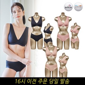 신영와코루 로맨틱블룸 에센셜 브라팬티(볼륨패드)R32