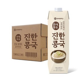 연세우유 진한콩국 1000ml 18팩, 18개, 1L