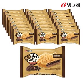 빙그레 초코 붕어싸만코, 150ml, 24개