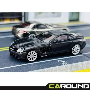 Stance Huntes 1:64 메르세데스 벤츠 SLR - 카본 블랙 (엔진룸 오픈), 1개