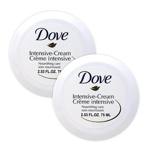 Dove 너리싱 바디 케어 페이스 핸드 앤 리치 영양 크림 700ml (2팩), 1개, 75ml