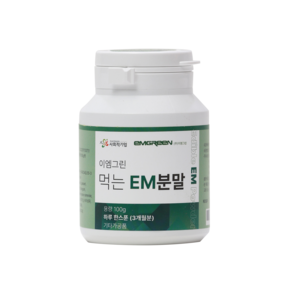 이엠그린 먹는EM분말 (하루1g기준 3개월분) 사은품 원액 또는 미용비누 증정, 100g, 1개