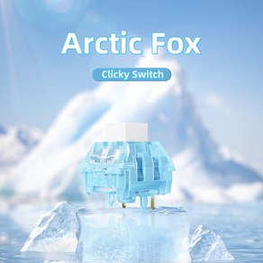 기계식키보드 키캡 Chosfox Kailh Actic Fox 스위치 박스 기계식 키보드 SMD RGB 방수 및 방진 라이트 가이드 포함 클릭하는 손 느낌, [01] Actic fox Switch, [03] 10pcs, 01 Actic fox Switch, 한개옵션2, 한개옵션2