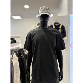 5F [신사] 파사디 골프 남성 25SS 기본형 라운드 티셔츠 일상용 골프웨어 오버핏 한사이즈 다운추천 [블랙 화이트 브라운] Q25MTP057M