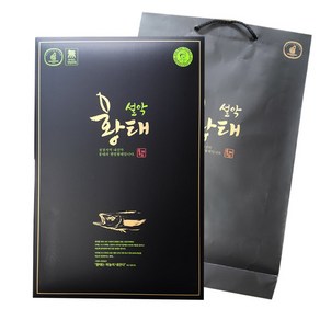 용대리 황태포 선물세트 특왕 10마리 (특왕 사이즈 마리당 크기 44~47cm) 선물포장 황태포 10미, 1세트