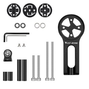 시그니처베이지 자전거 TCR PCR 일자형 핸들 스템 마운트 가민 브라이튼 고프로 거치대 YPZ083, 1개, 베이직