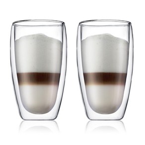 BODUM 보담 PAVINA 파비나 더블 월 글라스 450ml 2개 세트 [정규품] 4560-10