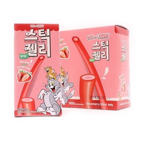 톰과제리 스틱 젤리 딸기 60g 1타 10개입