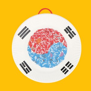 DIY 학습교재 태극기 모자이크 만들기 학습 키트 세트 어린이집 유치원 초등학교 교, 단품, 단품