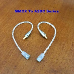 Mmcx 여성 2pin 0.78mm im04 ie80 a2dc qdc 남성 이어폰 헤드셋 케이블 어댑터 shue, 11 Black MMCX TO MMCX