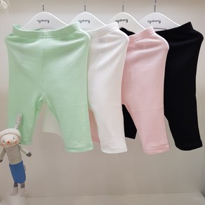 아가방 25 여름 베이비페어 보들보들 얇아서 시원해용 신축성 캡쑝 유아 7부 레깅스 뛰어 놀기 딱 좋은 유아 여름 바지 데일리 놀이복 외출복도 좋아요 유아 바지
