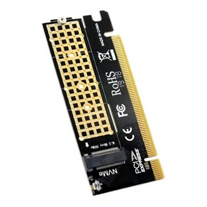 M.2 NVME to PCIE 4.0 X16 어댑터 M.2 NVME SSD에서 PCI-E 4.0 확장 카드 하드 드라이브 변환기 카드 용 PC., 1개