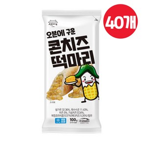 서울마님 콘치즈 떡마리, 40개, 100g